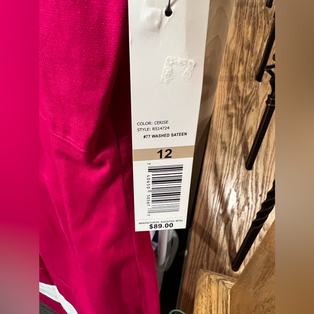 Rafaella Pink & White Dress Size 12 New With Tags - Picture 3 of 4